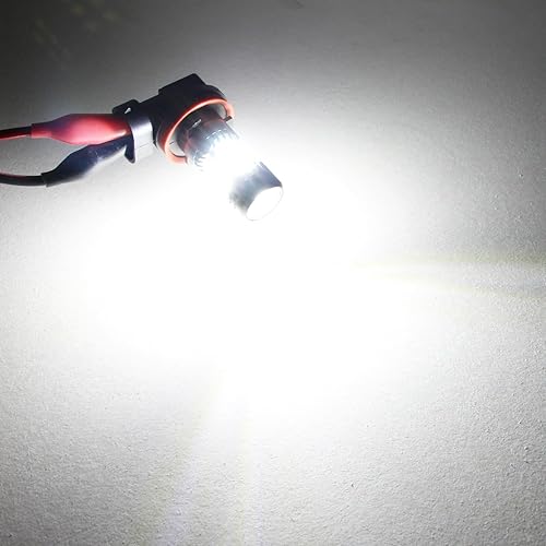 Vista 23 de PHINLION Bombillas LED antiniebla H8 H11 3000K amarillo dorado, 3200 lúmenes, superbrillantes, 3030 30-SMD chips H16 DRL de repuesto