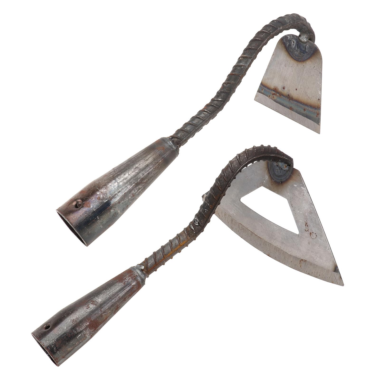 Toyvian 2 Piezas Azada para Desherbar de Acero al Manganeso, Herramienta de Jardinería y Arado, para Trasplantar y Labrar, Cómoda y Práctica, para Huerto y Cultivo