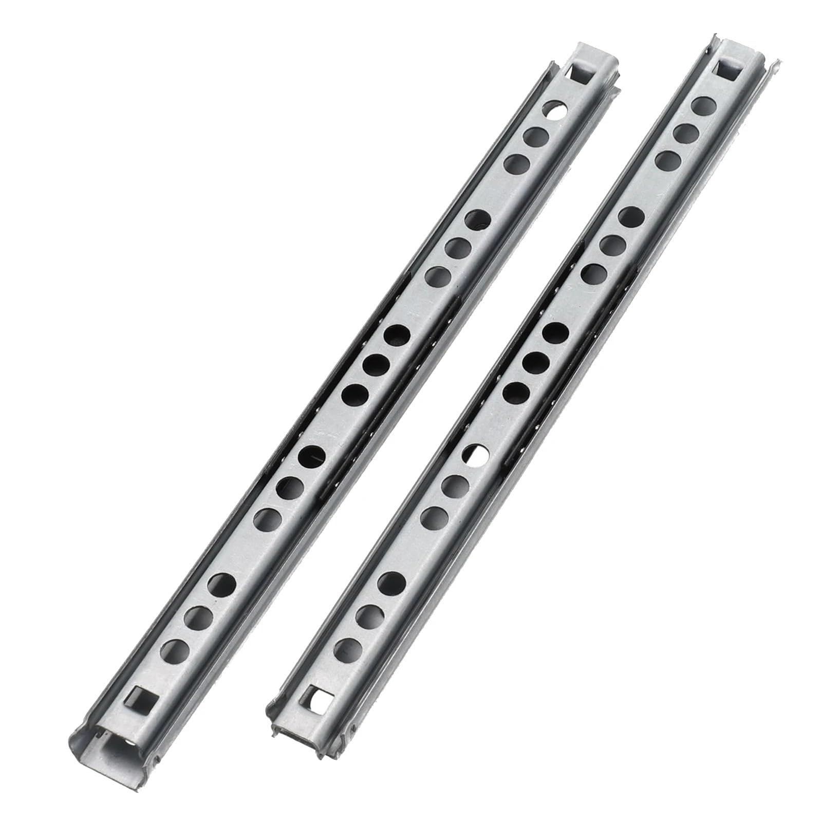 Guide Per Cassetti 8-16 Inches Stainless Steel Drawer Slides Soft Close Track Rail Sliding 2-Section Cabinet Furniture Hardware Per Cucina(16 inch)
