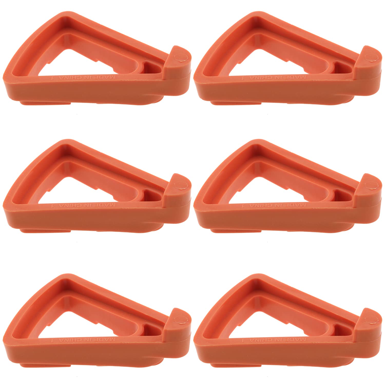 Flower Pot Feet JianLing 6pcs 2.75x2.16x0.9 Orange Flower Pot Pad Foot Flower Plant Pot Feet Risers