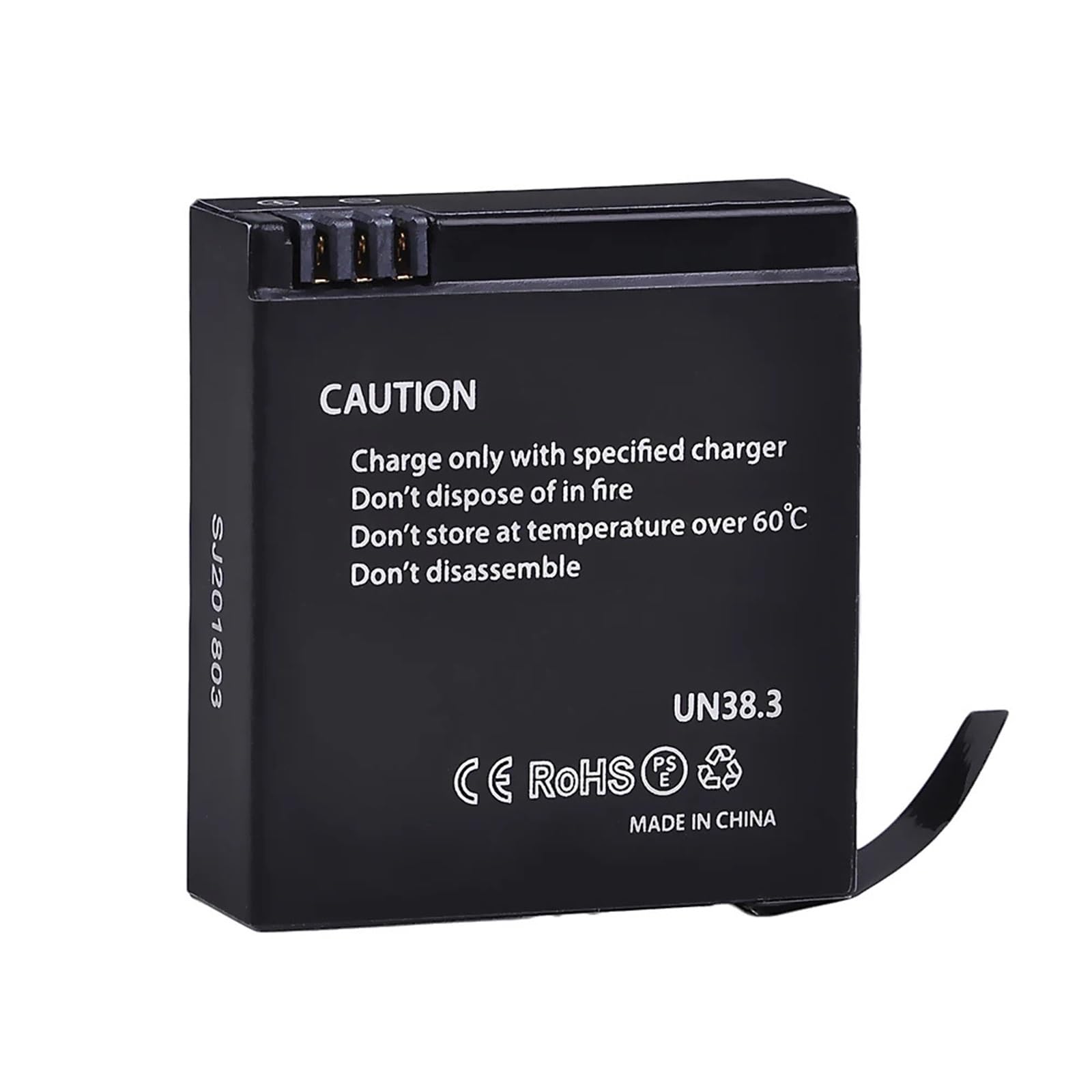3 Accessoires de caméra d'action de Sport SJ7 1000 mAh