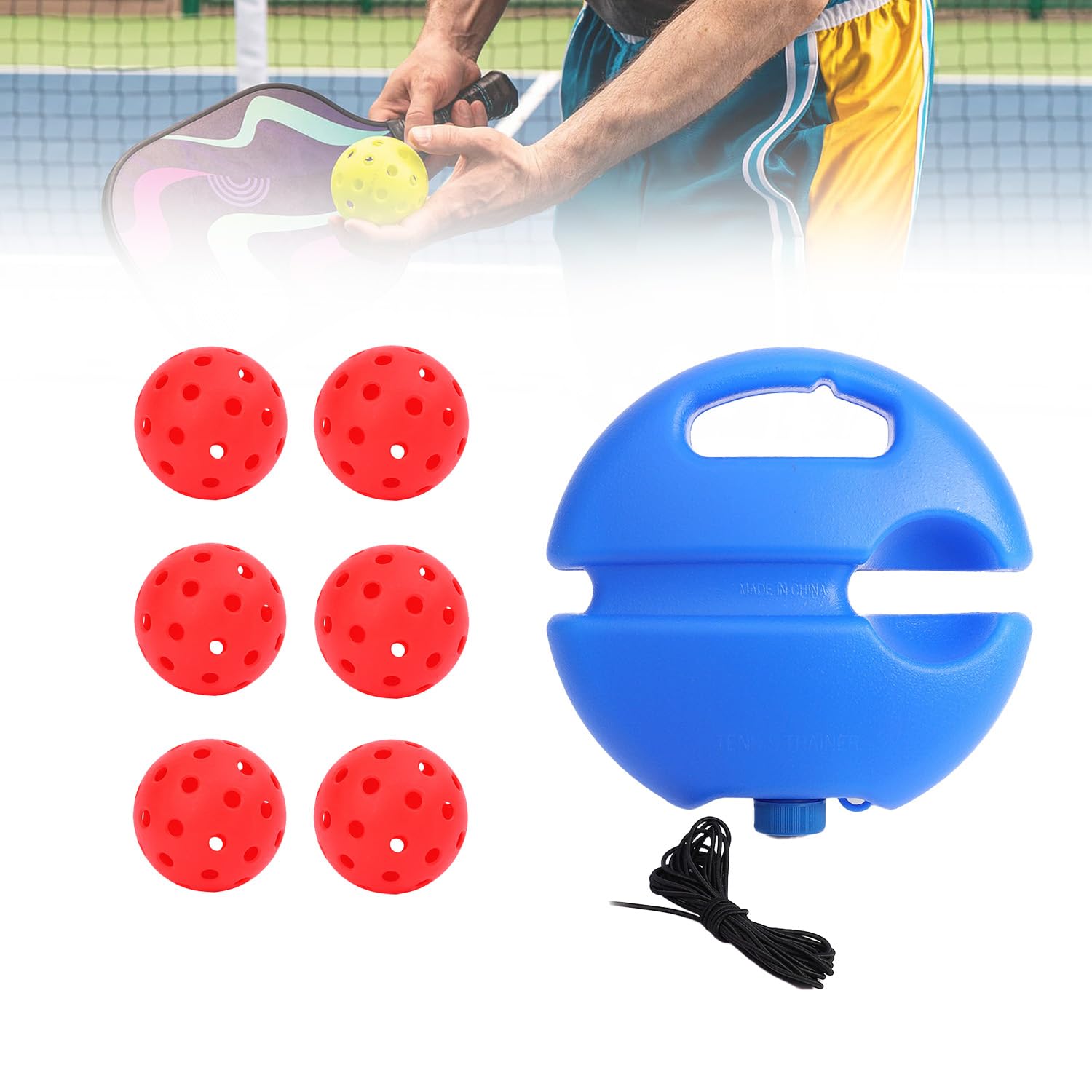 Uprise Athlete Tennis WIWAPLEX Tennis Trainer Rebound Ball With String ...