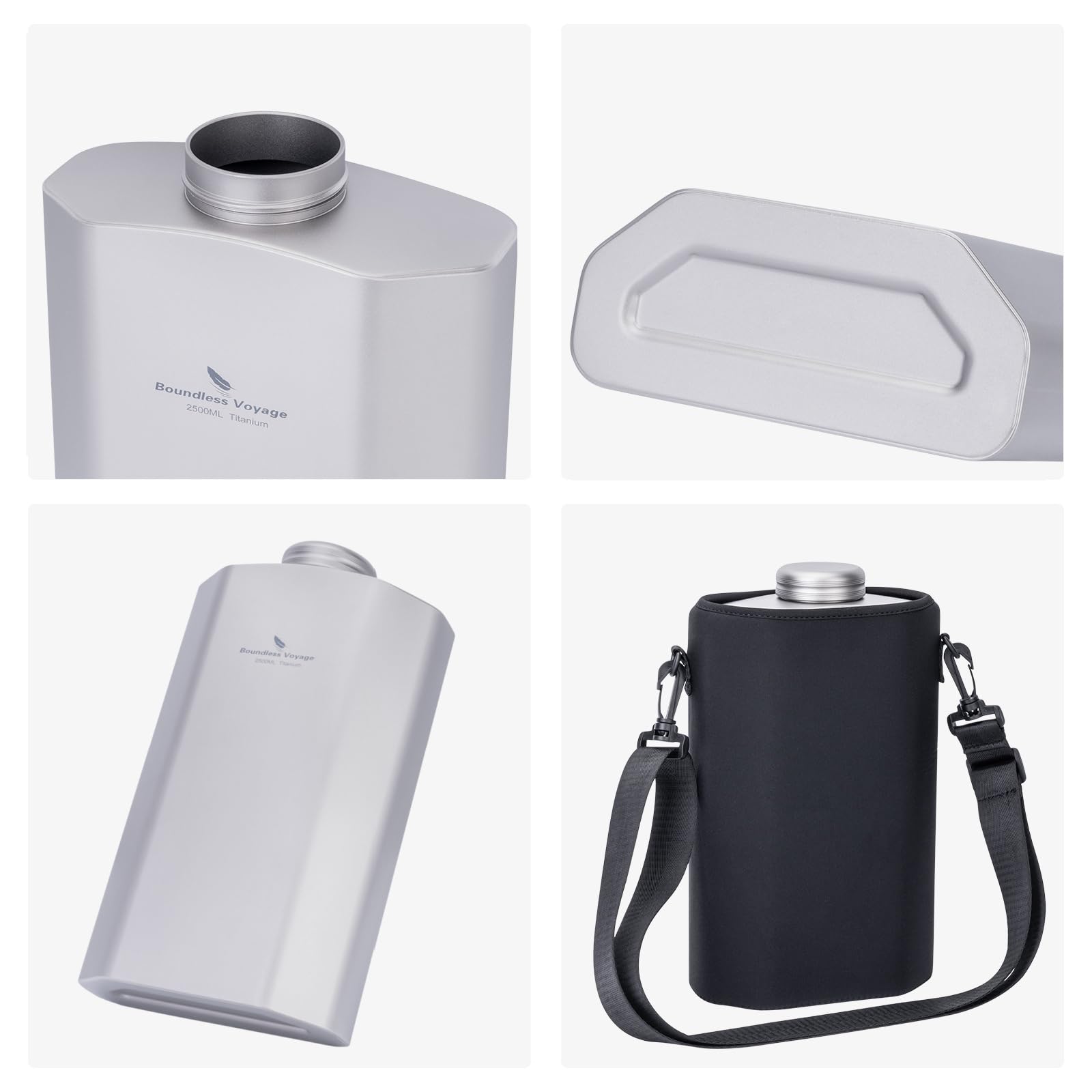 Boundless Voyage チタン ミリタリーキャンティーン Amazon.co.jp: Boundless Voyage チタン ミリタリーキャン