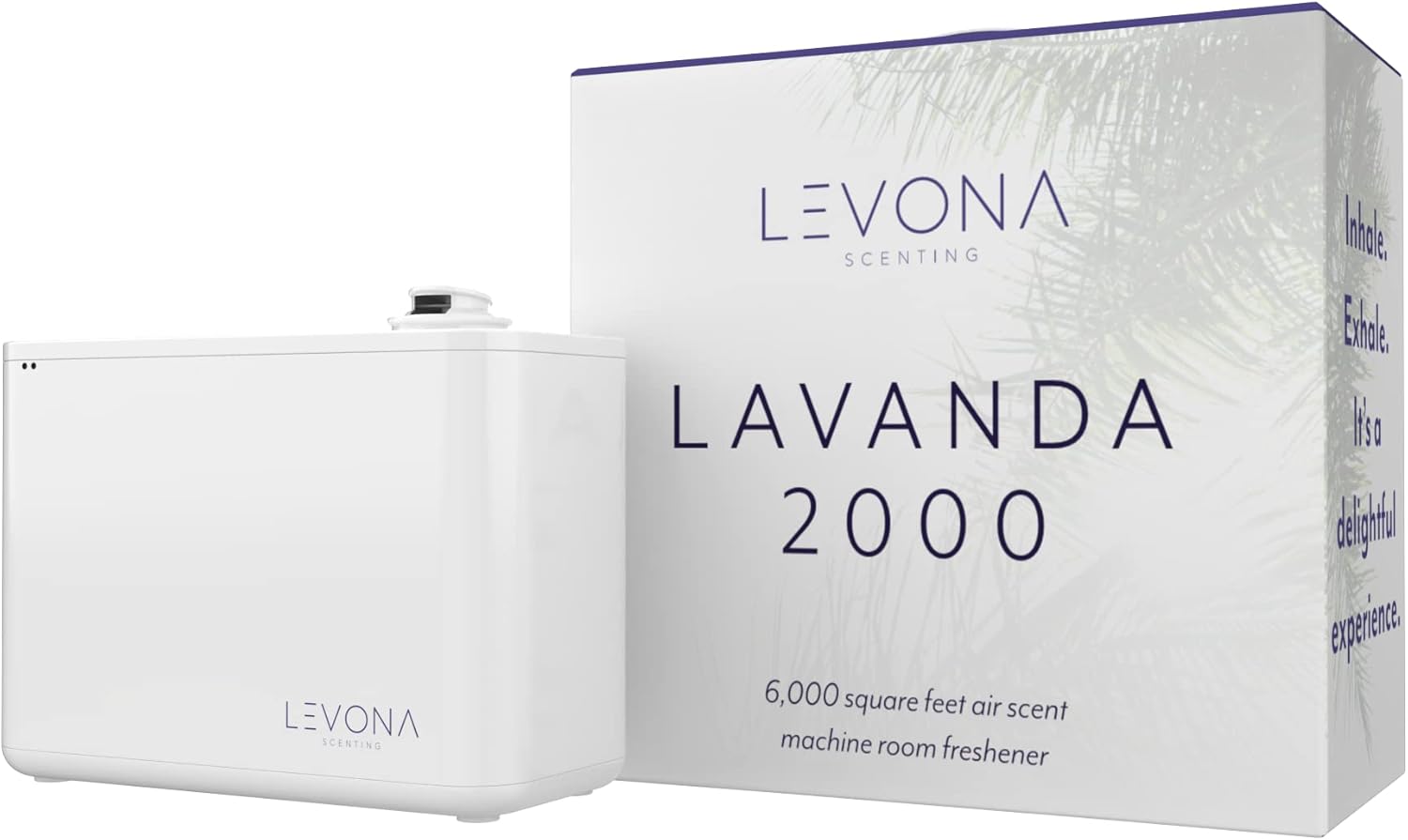 LEVONA SCENT Machine Lavanda: Up to 6000 SQFT HVAC Diffuser- Waterless Scent Air for Office, Hotel & Home Diffuser - Fragrance + Remote Control App Lavanda 2000 - Image 6