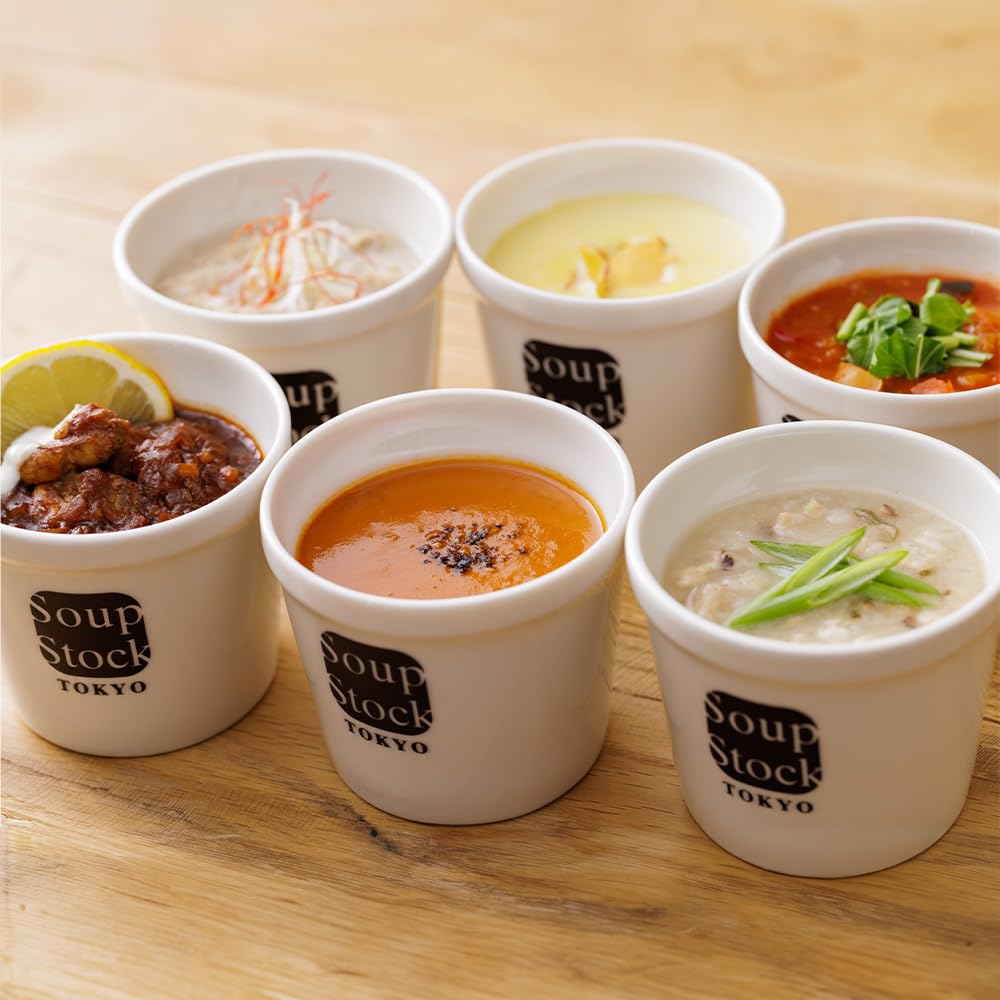 Amazon.co.jp: Tokyo Soup Stock Soup Set, 6 Types, 6 Pieces, 6.3 oz