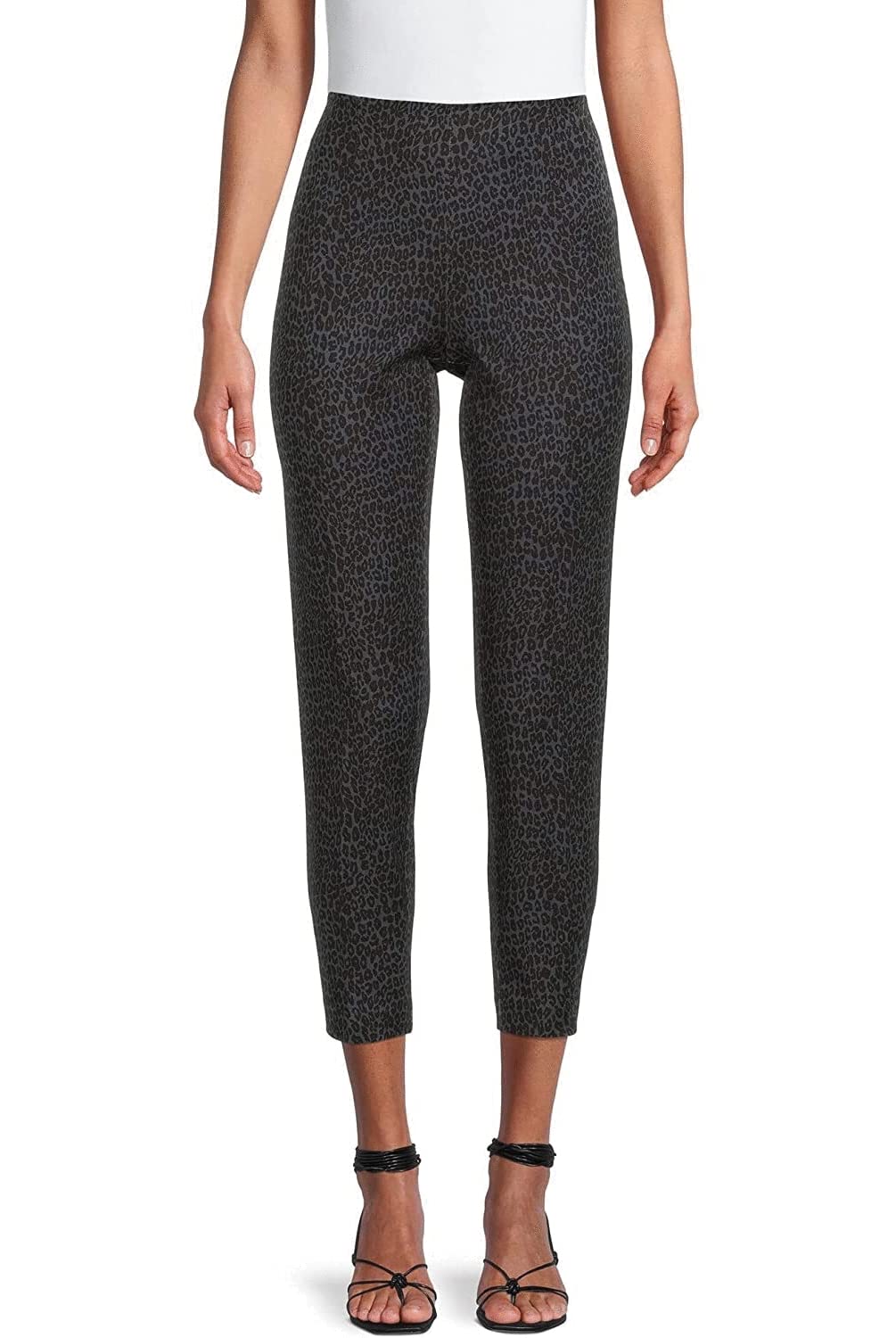 Time Tru Womens Skinny Pants Leopard 14