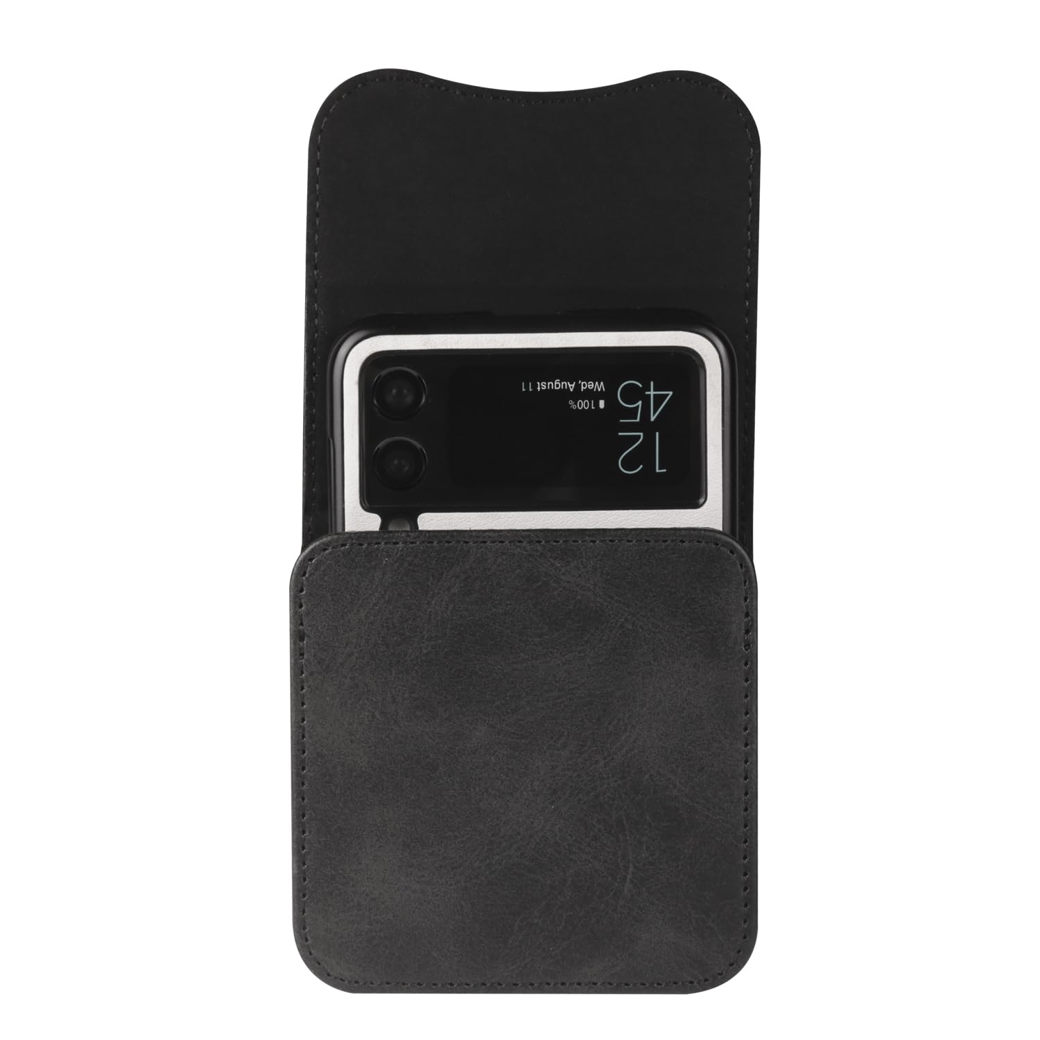 Skórzana torba na telefon męski kompatybilna z Samsung Galaxy Z Flip 7/6/5/4/3/2/5G/Motorola RAZR 5G/60/60 Ultra, etui na telefon torba na pasek z karabińczykiem