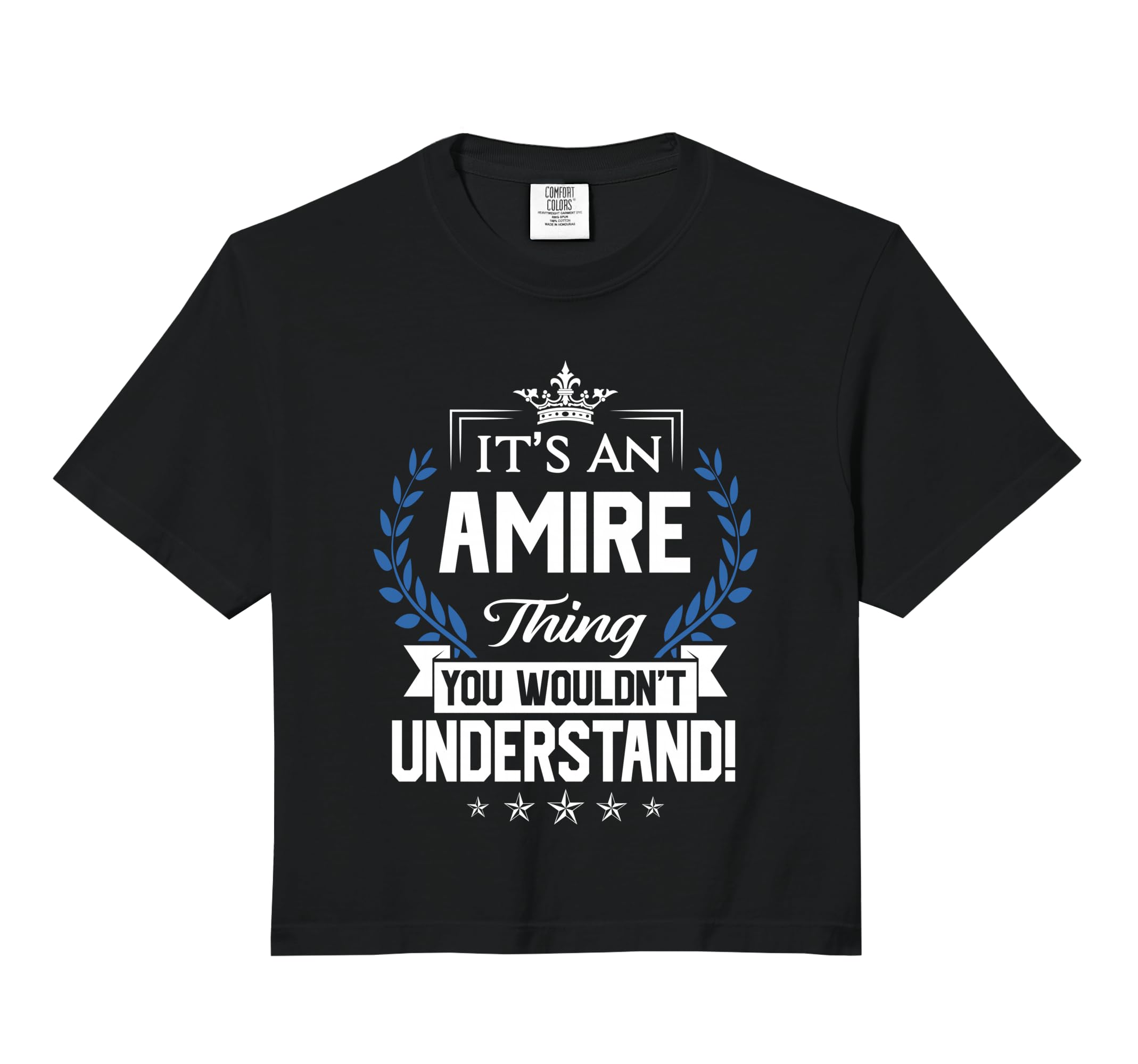Amire Thing Name You Wouldn't Understand Comfort Colors Crop Top