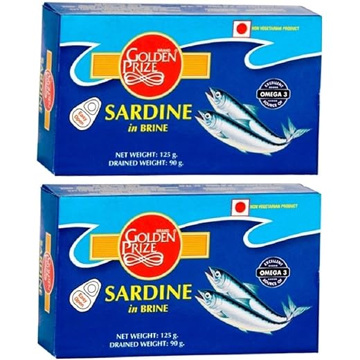 Golden Prize Canned Sardine in Brine 125g