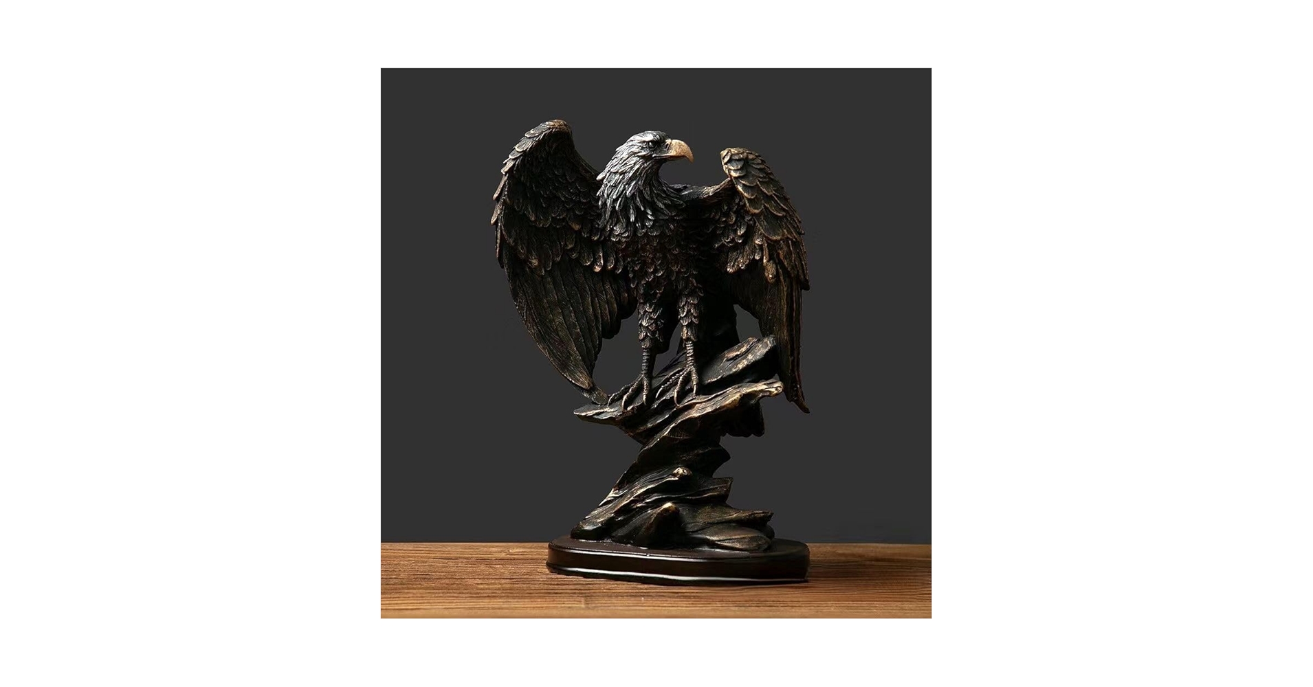 Amazon.co.jp: MOMOAO 鷹 タカ 鷲 動物 装飾品 樹脂 アニマル