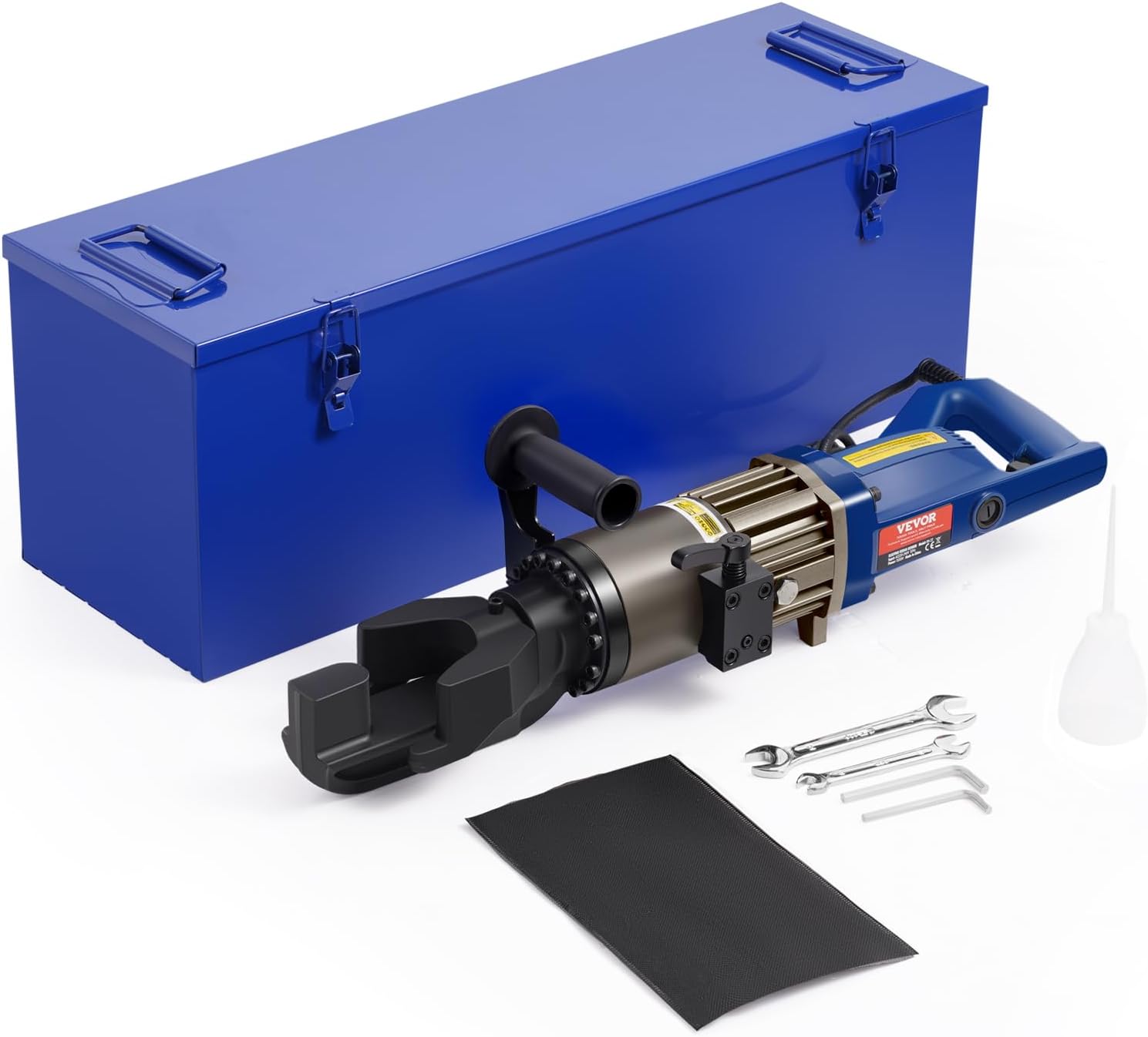 VEVOR 1500W Electric Hydraulic Rebar Bender - Portable Rebar Bending Machine Up To 3/4 Inch (#6) In 4 Seconds