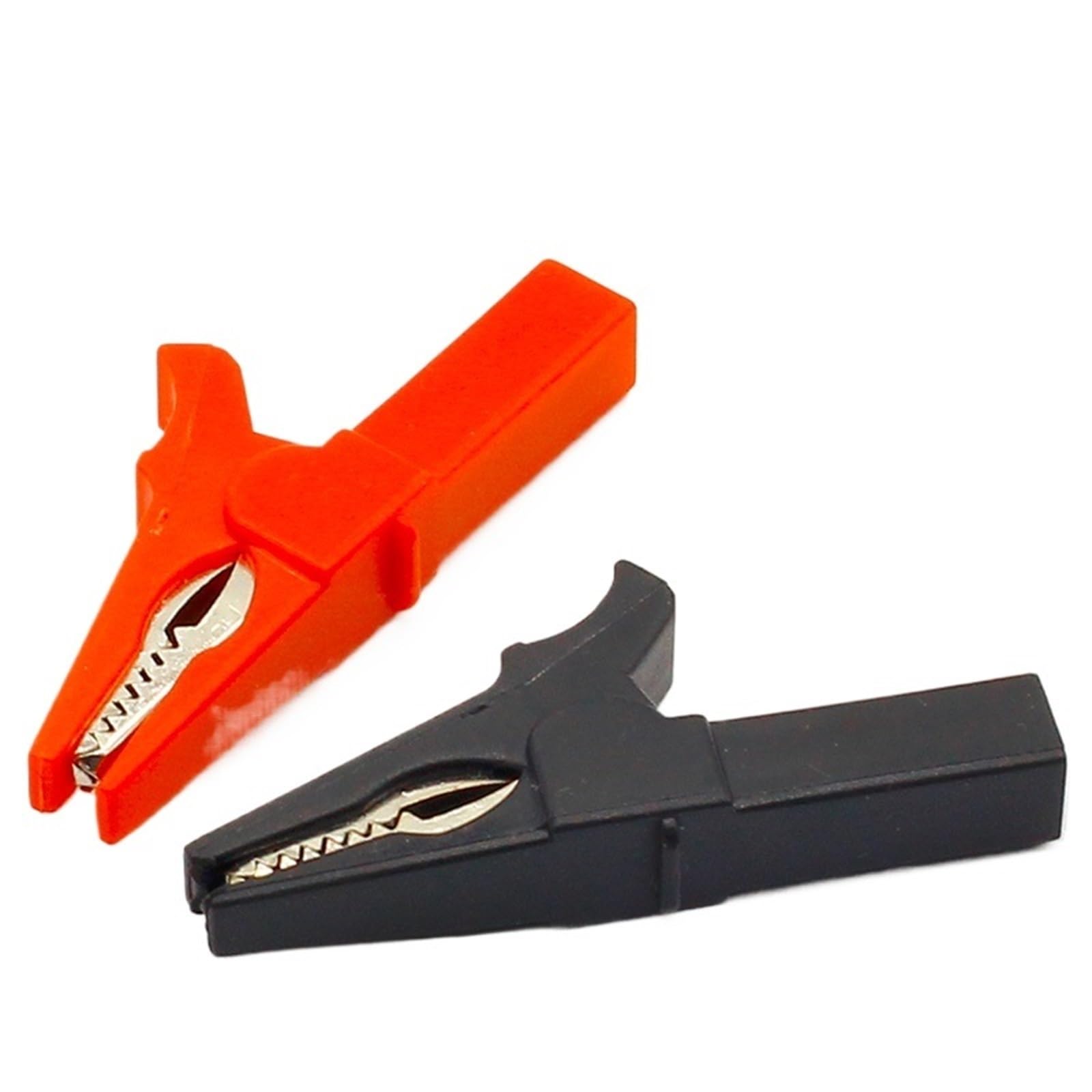 Qlyueui One Color 2Pcs Battery Test Clip 55Mm Hv Alligator Clip For Banana 4Mm Multimeter Pen Cable Probes Crocodile Clip