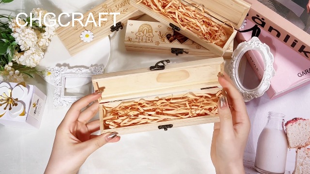 CHGCRAFT Test di gravidanza Keepsake Box Piante di fiori