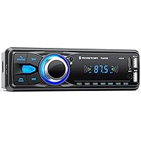 Autoradio Bluetooth,Chismos Stereo Auto 1 DIN Autoradio FM Radio Auto Lettore MP3