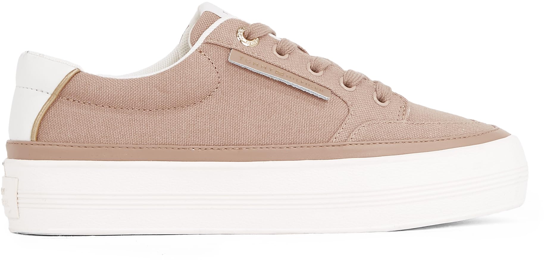 Tommy Hilfiger Sneaker con Suela Vulcanizada Mujer Essential Textile Plateau