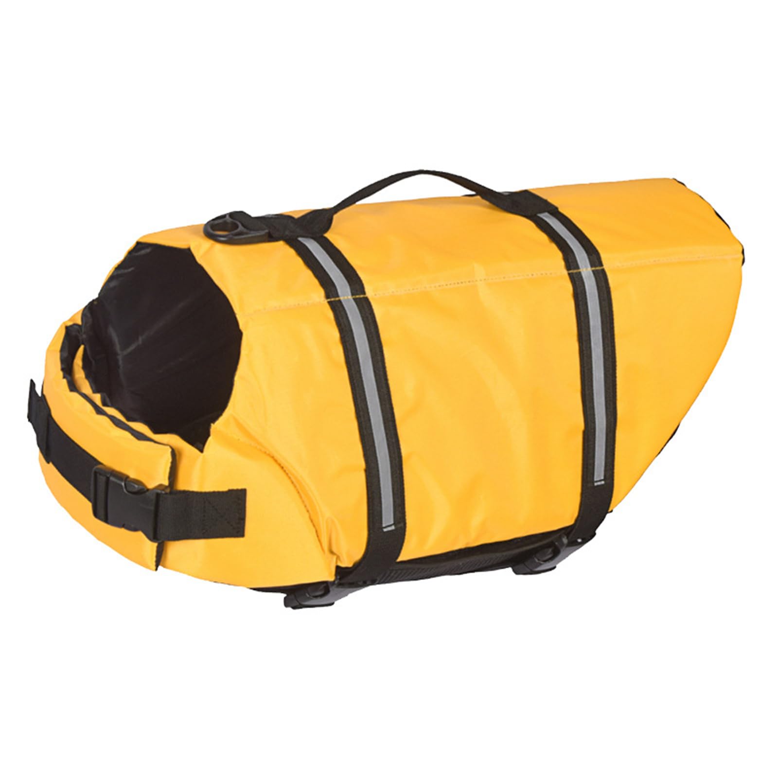 FANSU 2025 Dog Life Jacket Adjustable, Safety Floatation Vest Coat Pet Life Preserver with Handle for Swimming, Surfing, Boating for Small Dog Puppy Large Dog (S,Yellow)
