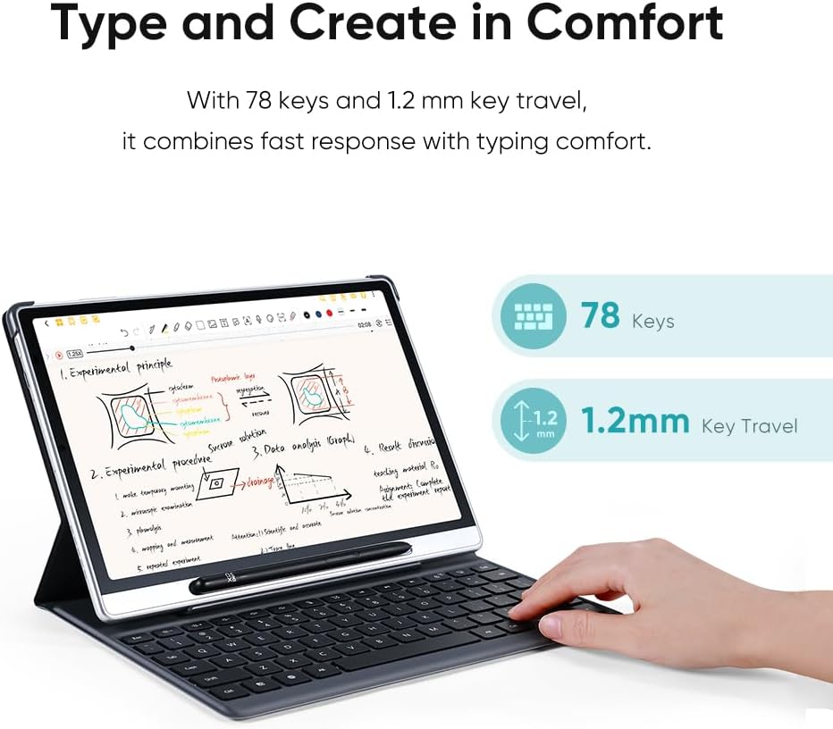 XP-Pen XPPen Folio Keyboard for Magic Note Pad ACK09 Shortcut Keyboard Protector Case Stand Only for XPPen Magic Note Pad