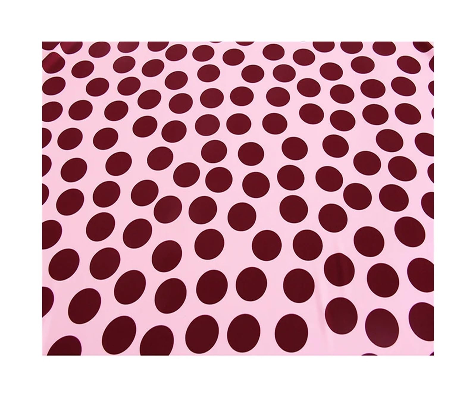 Polka Dot Polyester Silk Satin Fabric for Womens Dresses Multicolor(Color1,Length 1 Meters)