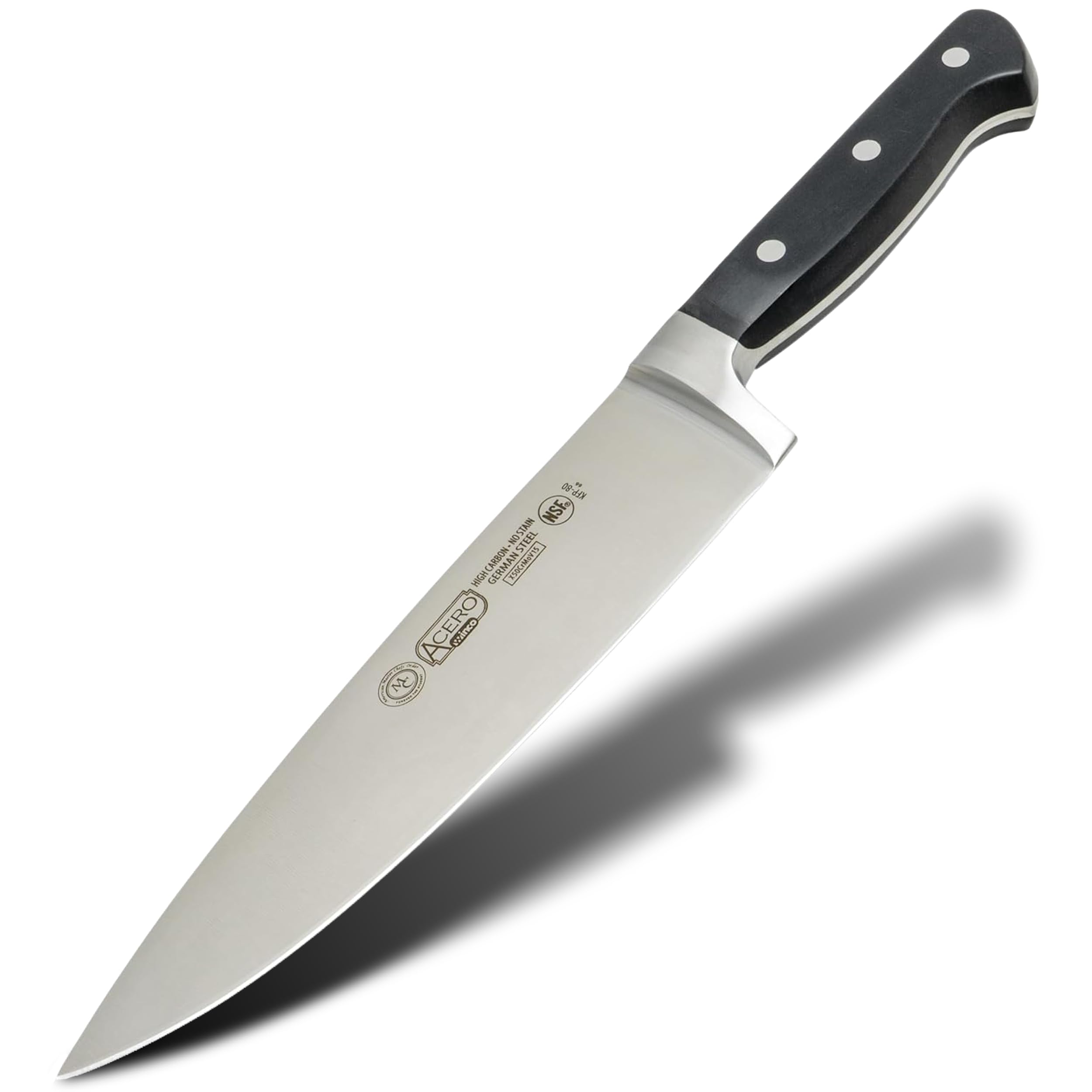 Winco 8" Stainless Steel Chef Knife