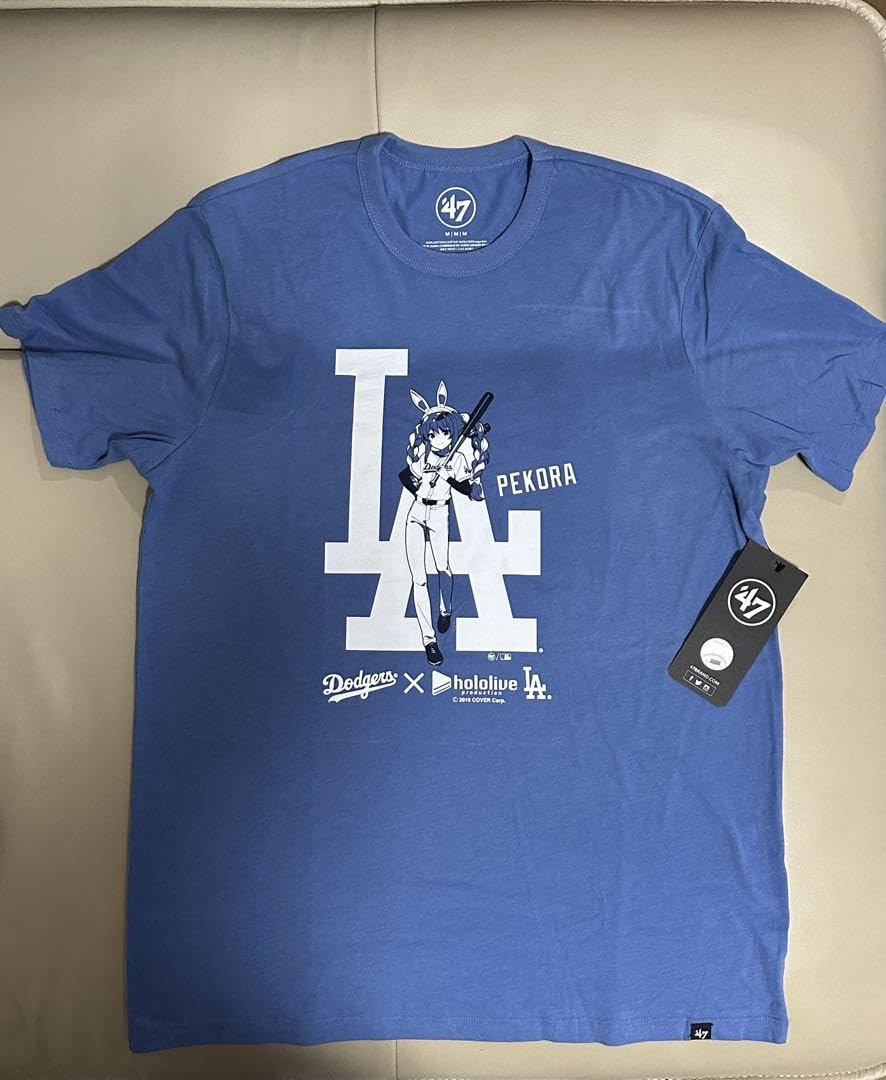 Amazon.co.jp: サイズ相談可 ドジャース コラボTシャツ 兎田ぺこら 