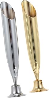 Tofficu 6 peças de canetas soquete para porta-canetas para mesa vintage caneta-tinteiro pontas de caneta-tinteiro suporte de varinha de mesa rack de armazenamento de caneta de aço inoxidável descanso de caneta caneta caneta de suporte recipientes