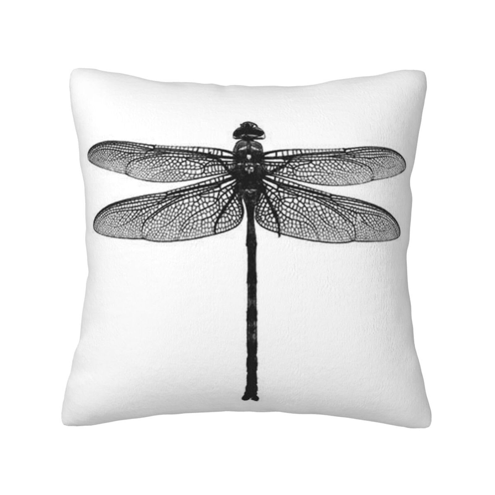 YFSGDLBN Dragonfly printed Velvet pillowcase decorative Cushion Cover