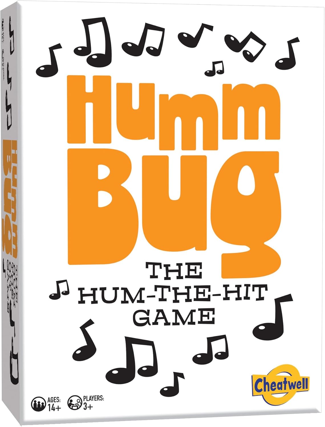 Humm Bug - The Music Party Board Game Age 14+, Card Game, Fun Music Quiz Game, 3+ Players - Over 900 Iconic Music Hits - Great for Game Nights, Parties, Adult and Family Games