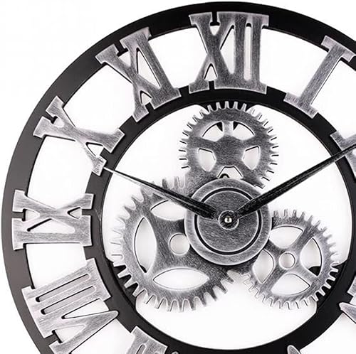 Miniatura 8 de VOSAREA Reloj digital moderno para colgar en la pared, silencioso, sin tictac, decorativo, funciona con pilas, para sala de estar, oficina, sin