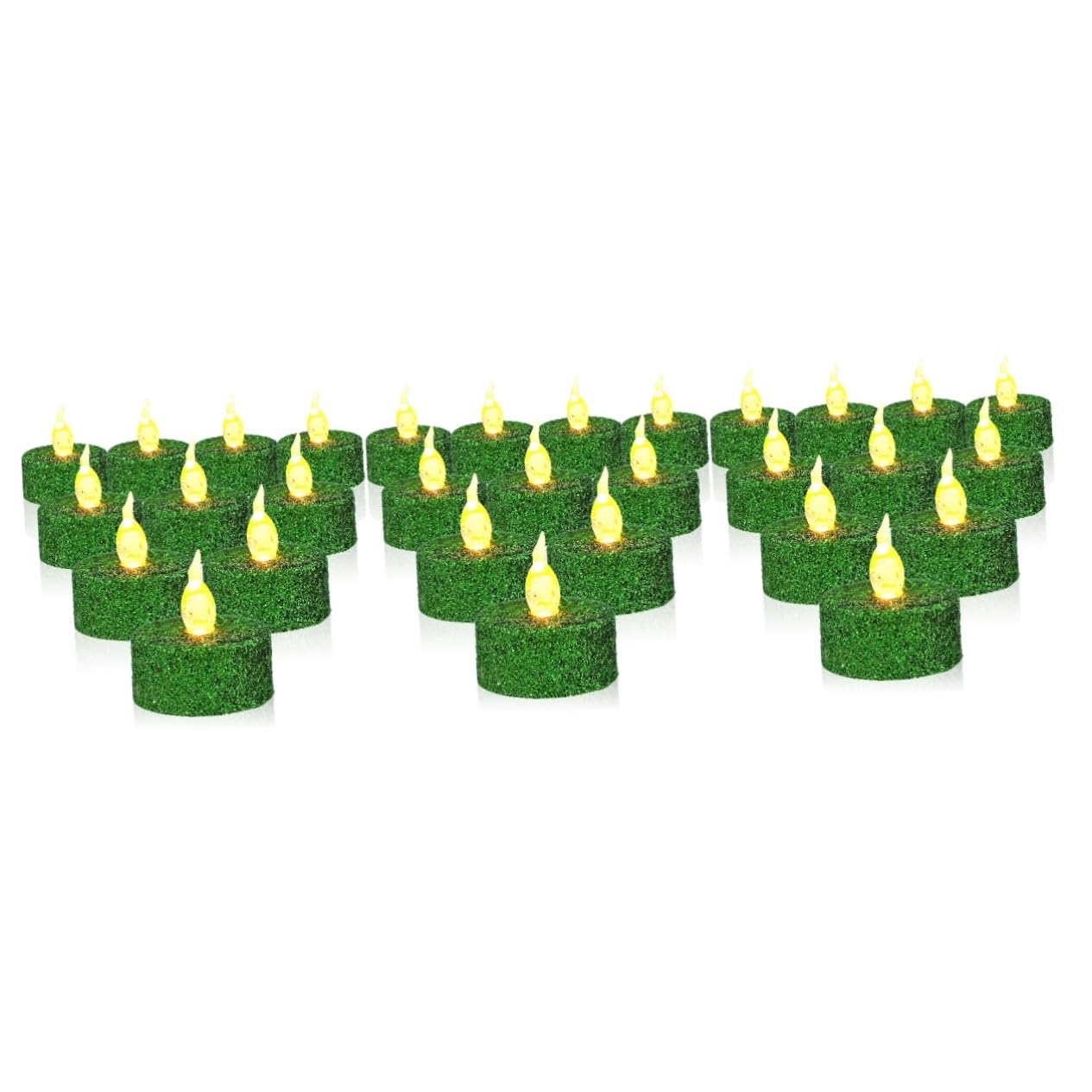 VICASKY 36 Pezzi Candele LED Tealight Fiamma Effetto Lampade Elettroniche per Decorazioni Matrimonio Feste e Illuminazione e Duratura