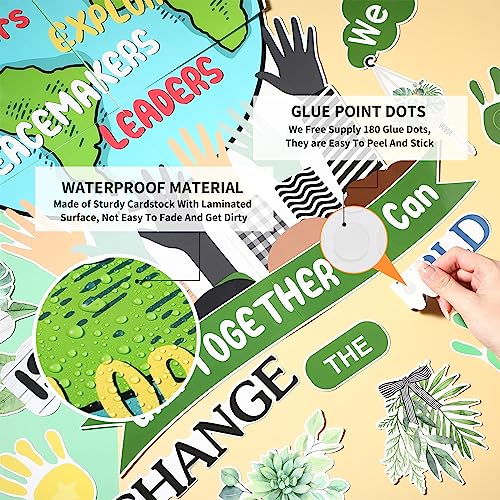 Image of 97 Pcs We are and Together We Can Change The World Bulletin Board Set