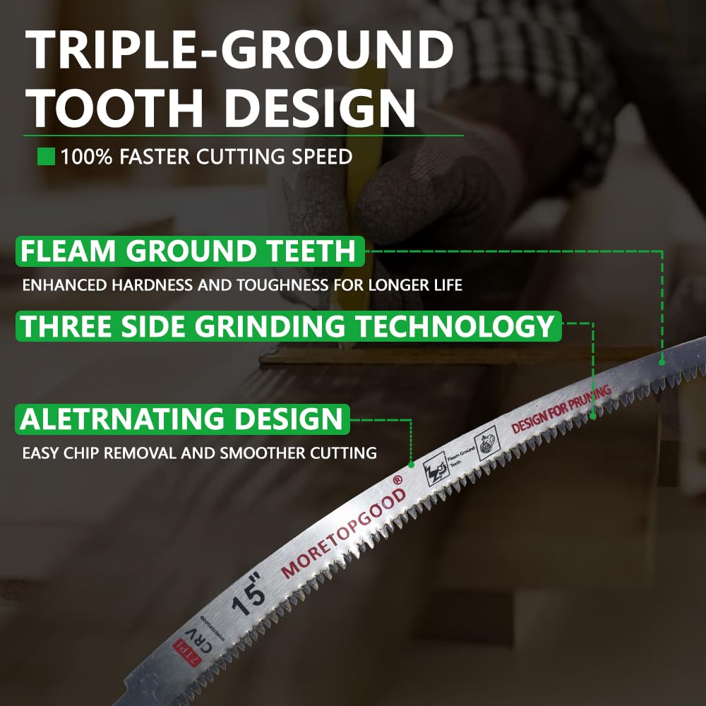 MORETOPGOOD 3PCS Arc Edge Reciprocating Saw Blade - Image 3