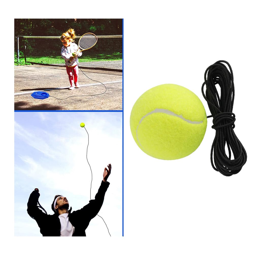 Rachlicy Balles D'entraînement De Tennis Avec Cordon élastique – Lot De 4 Balles De Rebond Durables Pour Joueur Solo, Débutant Ou Pro