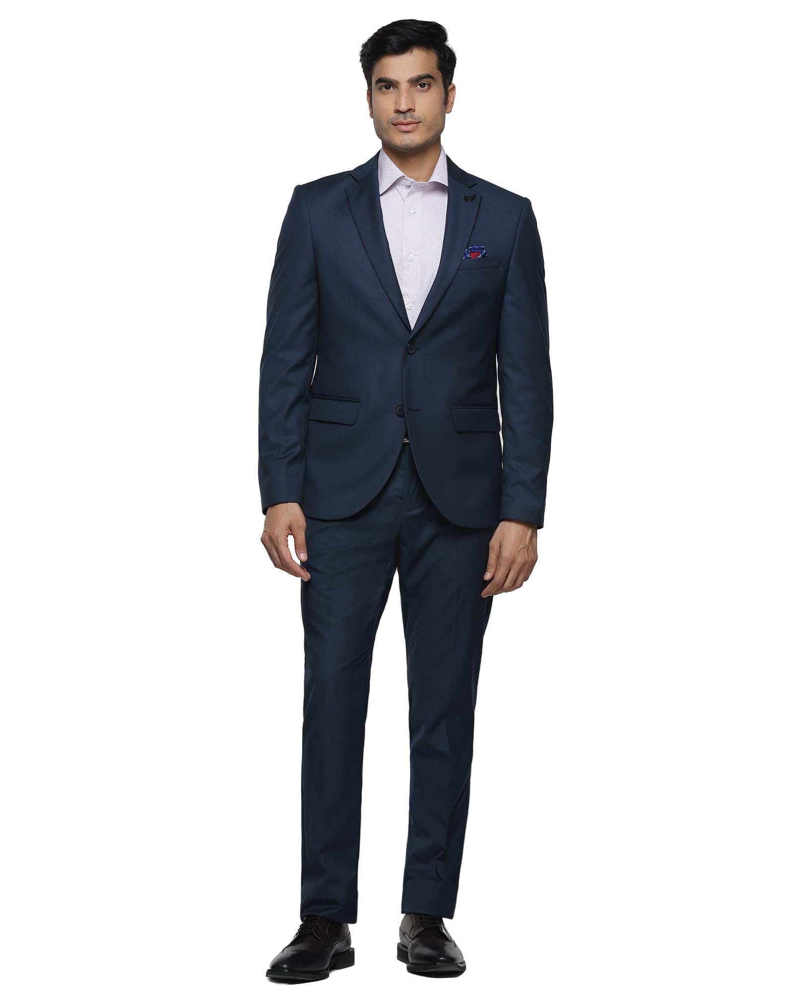 blackberrys Men Textured Slim Fit Suit | Viscose Rayon Blend | 2 Button Single Breasted Front-picture-12