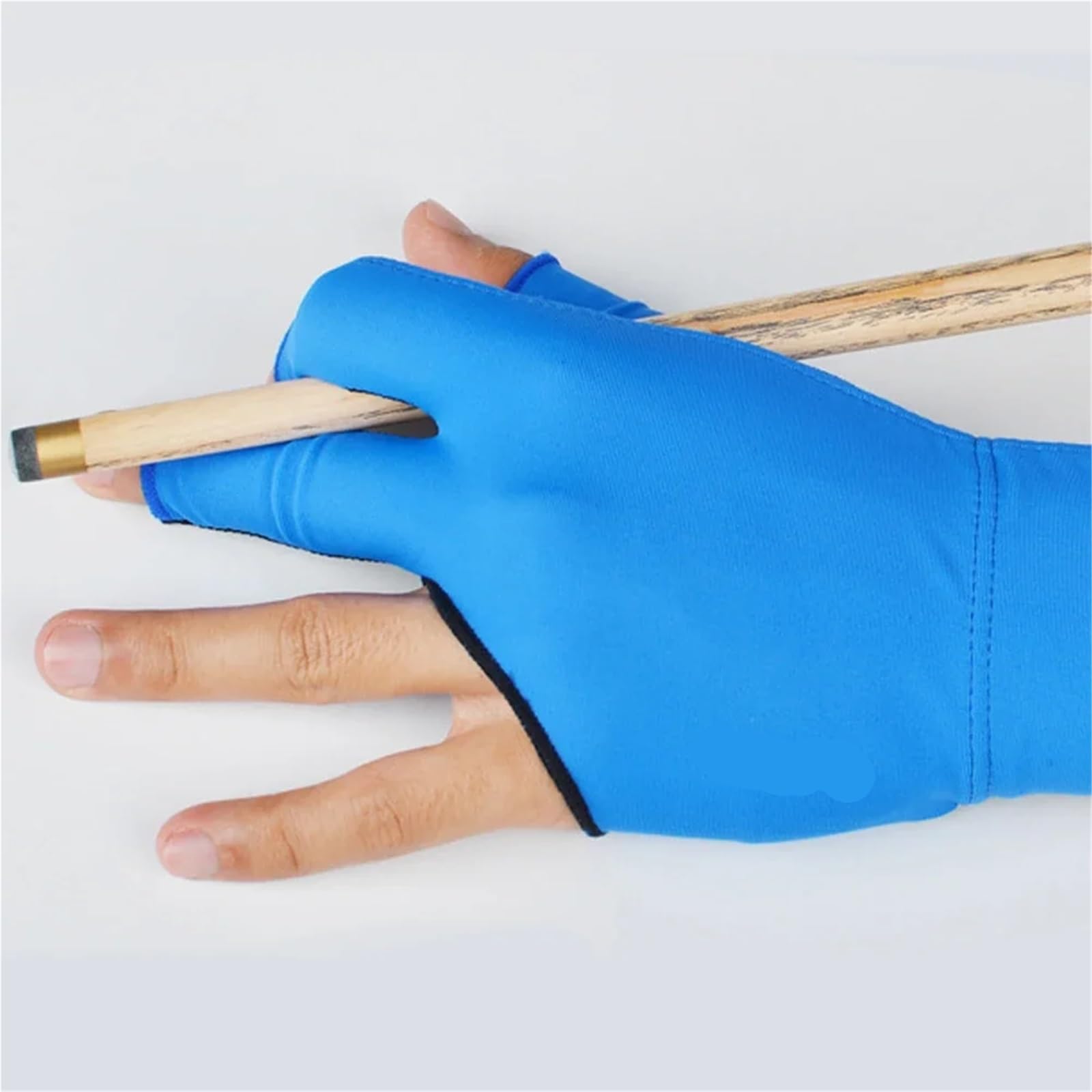 Guanti Da Biliardo Snooker Traspiranti Resistenti All'usura 1 Paio Accessori A Tre Dita