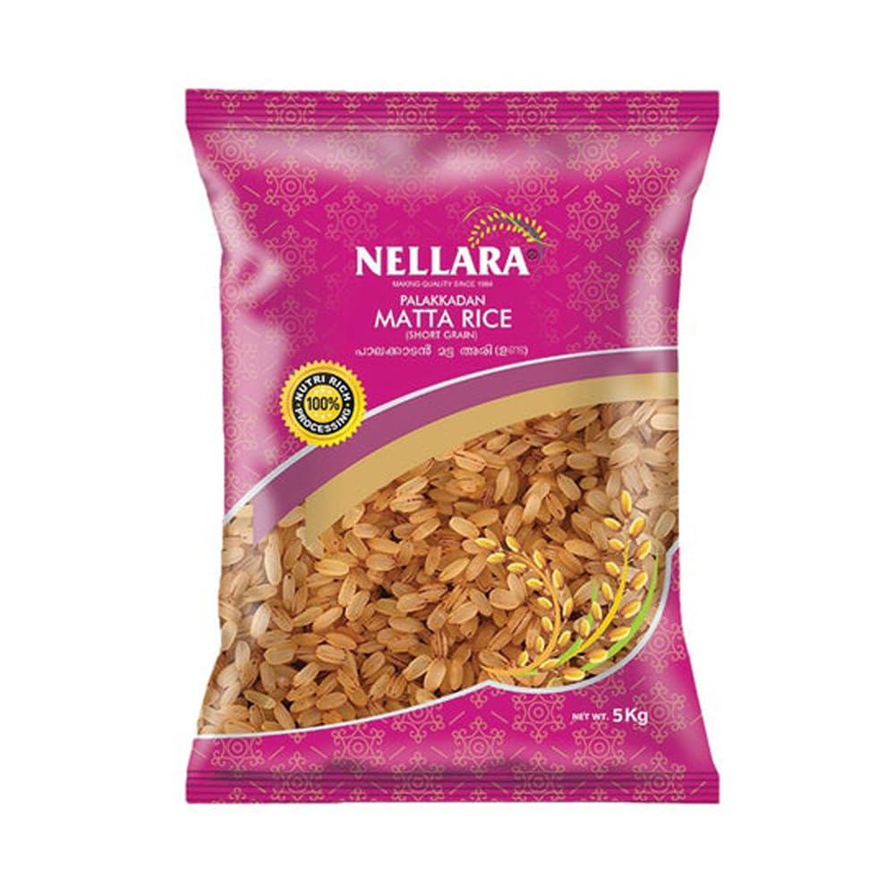 Palakkadan Short Grain Matta Rice 5 kg