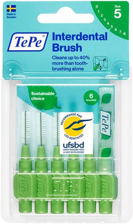TEPE INTERDENTAL Brushes - Green 0.8MM