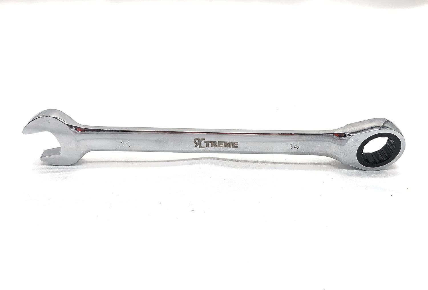 Xtreme Tight Spot Ratchet Wrench with 5° Movement and Hardened, Polished Steel for Projects with Metric Tight Spaces (17mm)