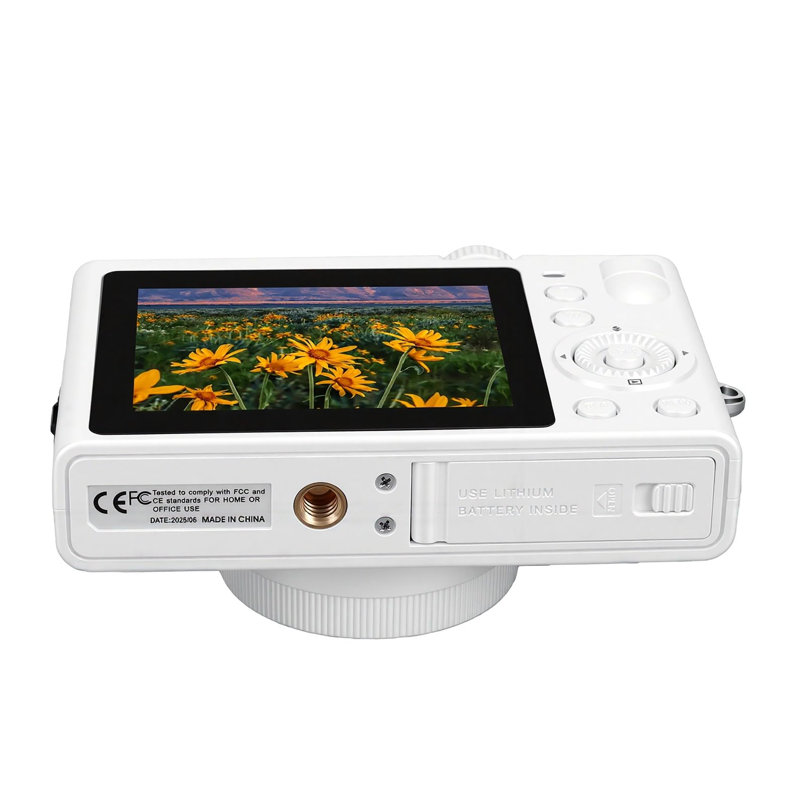 PUSOKEI Fotocamera Digitale 5K da 75 MP, Zoom a 3 Obiettivi | Supporta connettività WiFi, zoom ottico 4x e zoom digitale 3x, schermo LCS da 2,8 pollici, supporta schede di memoria fino