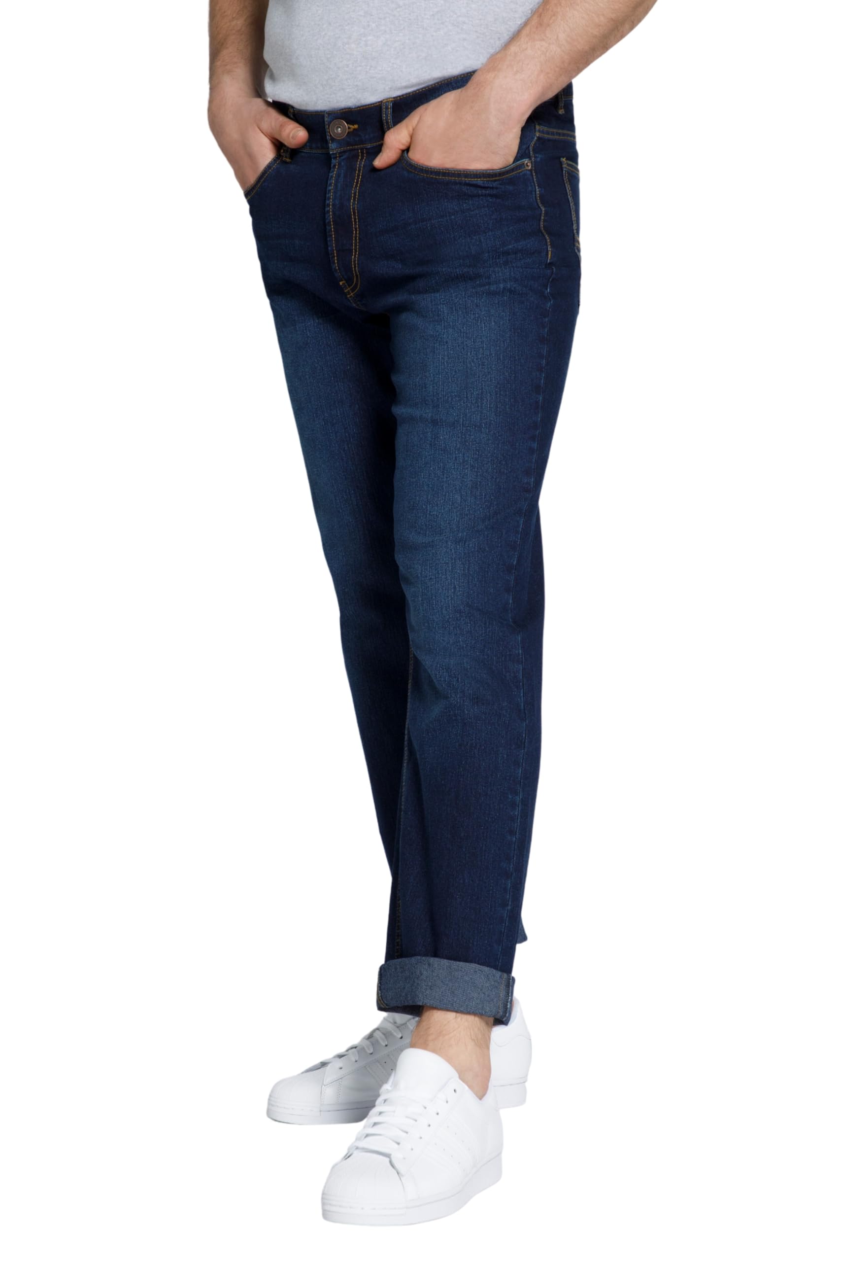 Jean regular fit STHUGE ventre confort taille 72 à 5 poches