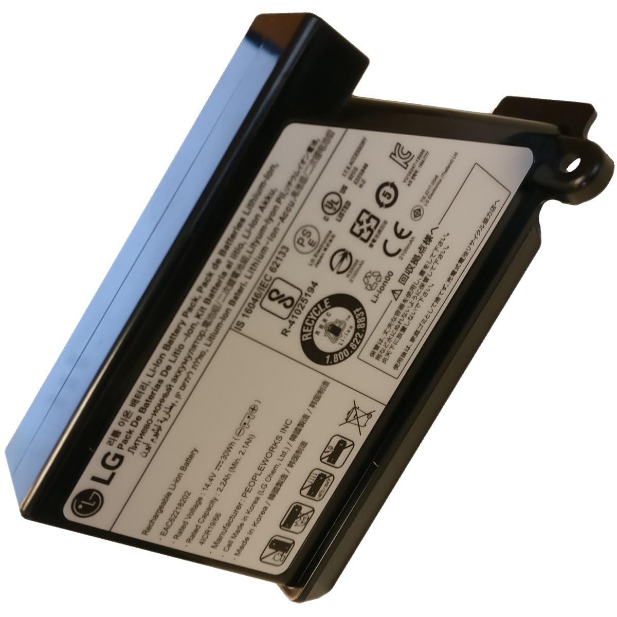 Batteria ricaricabile originale Aspirapolvere robot EAC62218202, EAC60766107 LG Aspirapolvere robot EAC62218202, EAC60766107 LG