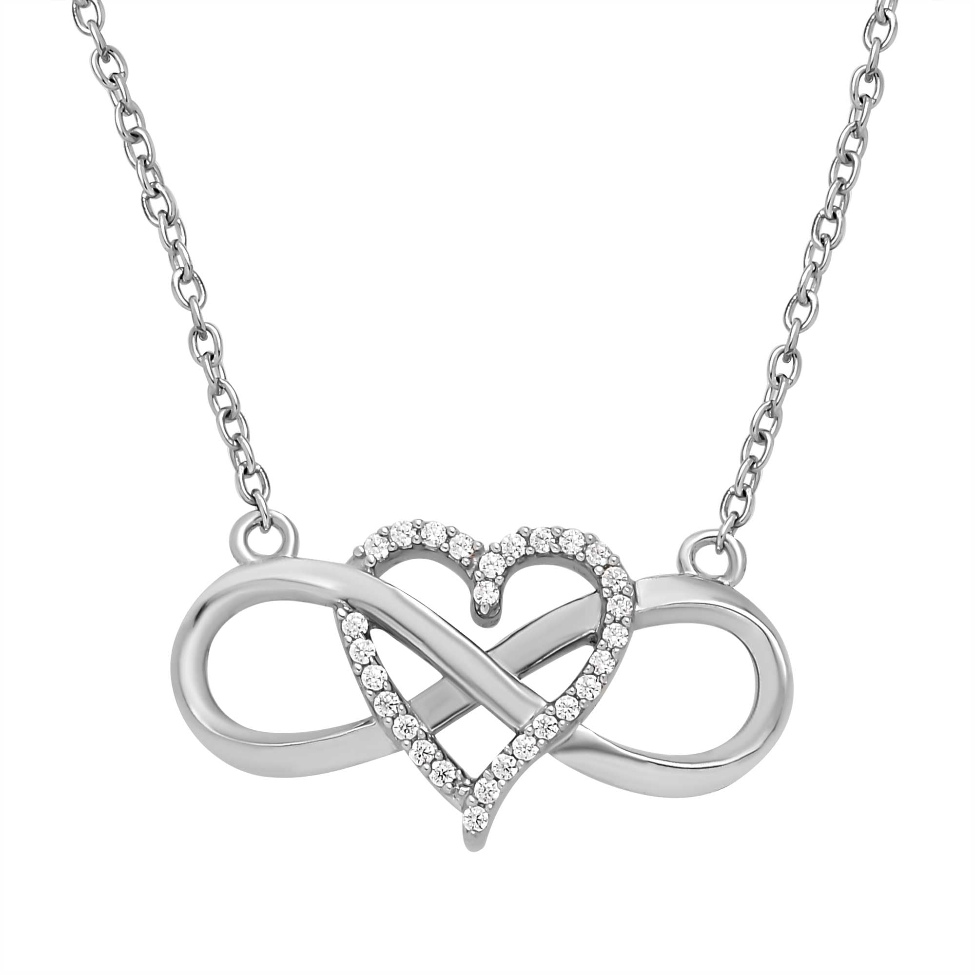 See full amazon price history chart for Ornate Jewels 925 Silver Round AAA Grade American Diamond Heart Shape Infinity Style Necklace for Women and Girls Promise Gifts Ornate Jewels 925 Silver Round AAA Grade American Diamond Heart Shape Infinity Style Necklace for Women and Girls Promise Gifts (B091YXYCP2) Amazon Price History, Amazon Price Tracker