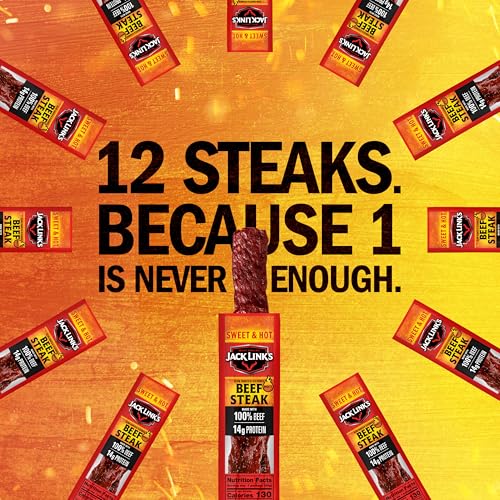 Jack Link's Sweet & Hot Beef Jerky Steaks - (12 Pack) 2 oz - image 5