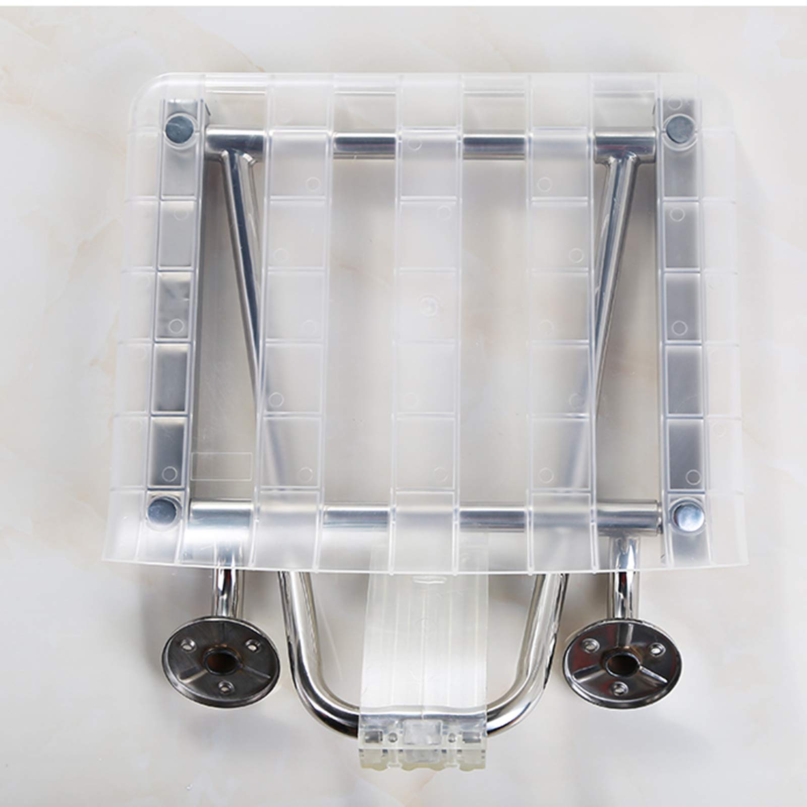 Asiento Ducha Abatible, Taburete de Seguridad para Baño, Taburete de ABS Necesidades Diarias para Personas Mayores Discapacitadas Cargar Los Portes 160 Kg