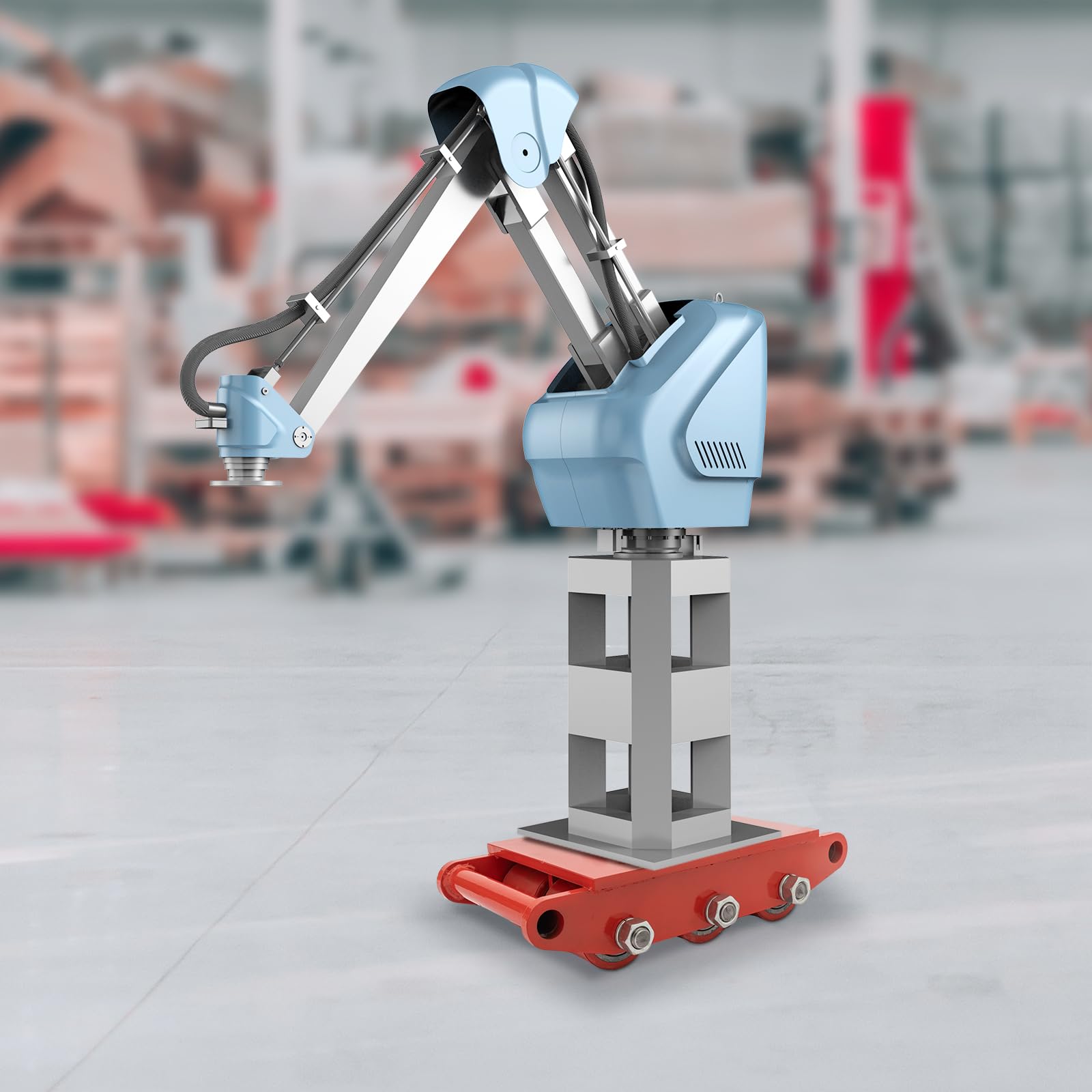 Rullo carro armato, capacità di carico 8T, ruote di trasporto in plastica, scooter industriale con 6 ruote, carrello per il trasporto di mobili, rotazione a 360 gradi