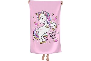 Cute Unicorn Microfiber Beach Towel for All
