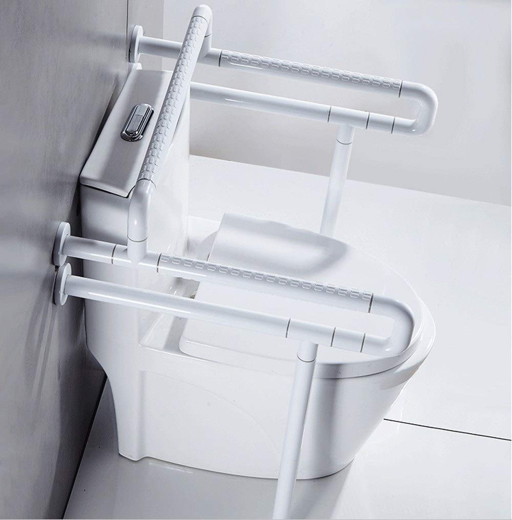Barra De Apoyo para Baño, Barra De Apoyo De Seguridad, Barra De Apoyo De Seguridad para Baño, Barra De Apoyo De Seguridad para Inodoro, Apoyabrazos, Pasamanos De Baño Par,