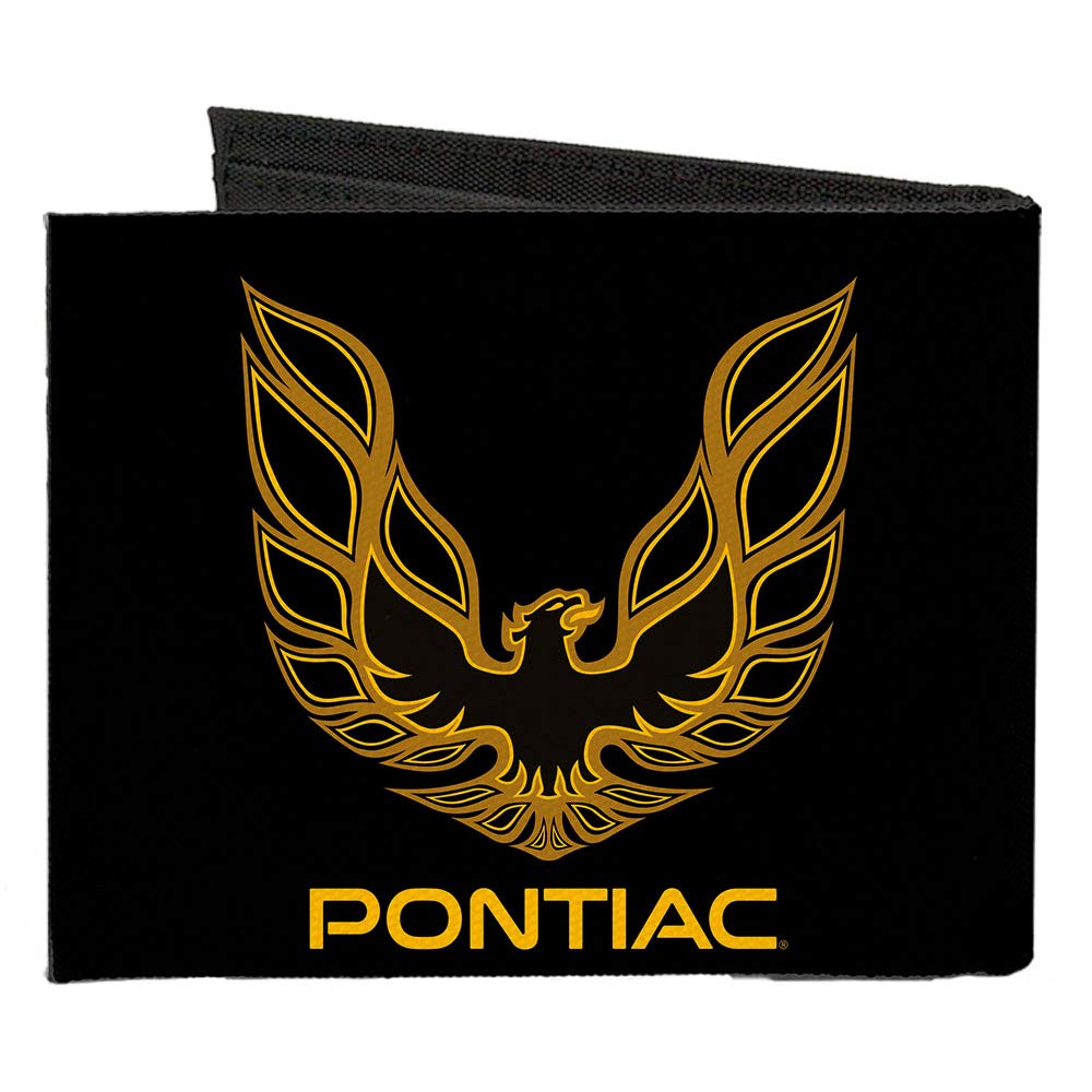 Buckle-Down Men's Standard Canvas Bifold Wallet-Pontiac, 4.0