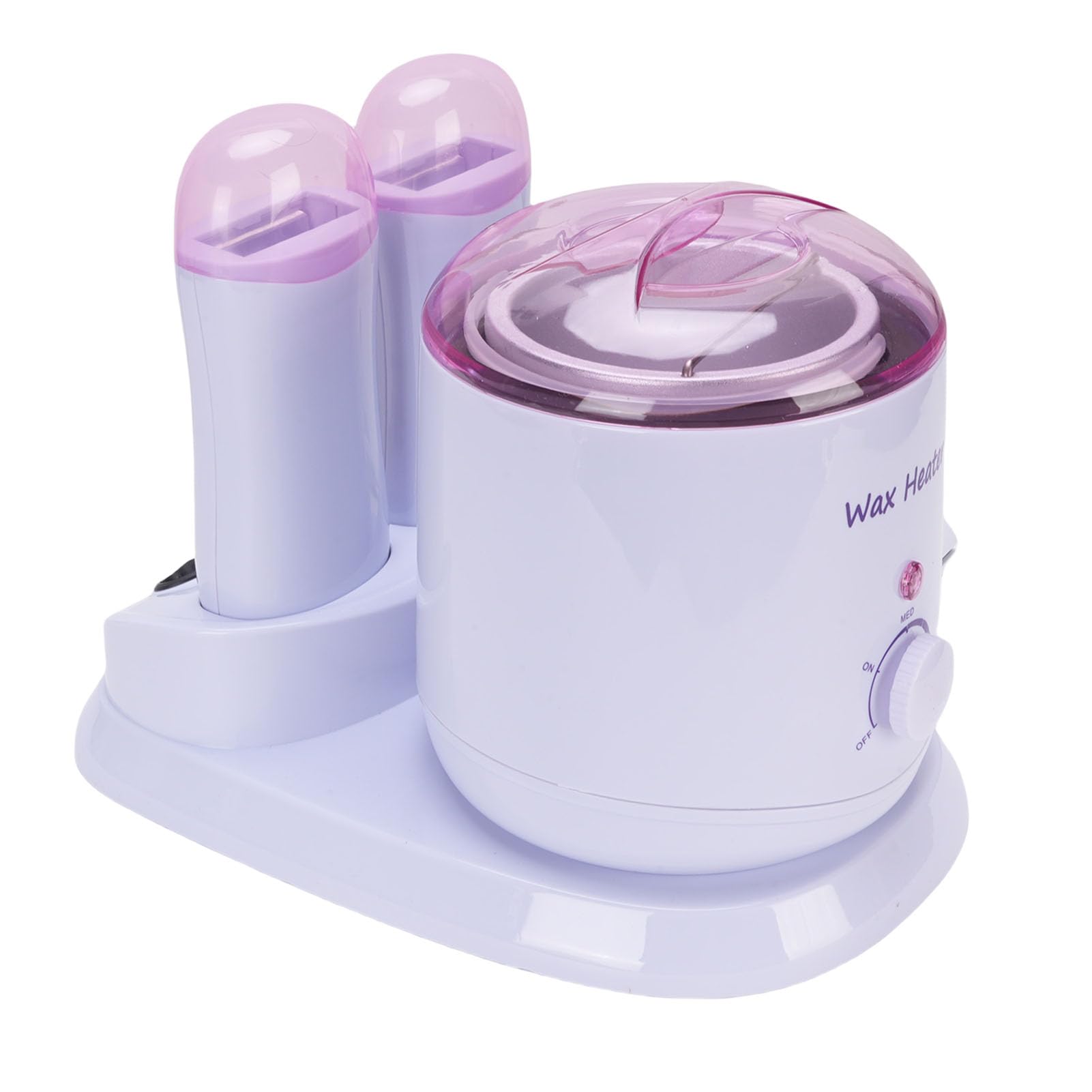 TARSHYRY 3 in 1 Rollen auf Wachswärmer -Doppelpatronenwärmes Wachs Kit Haarentfernung Wachsen Kit für Frauen Männer Körperwachsen Grobe Haarentfernung mit Heizungsbasis (EU-Stecker 220V)