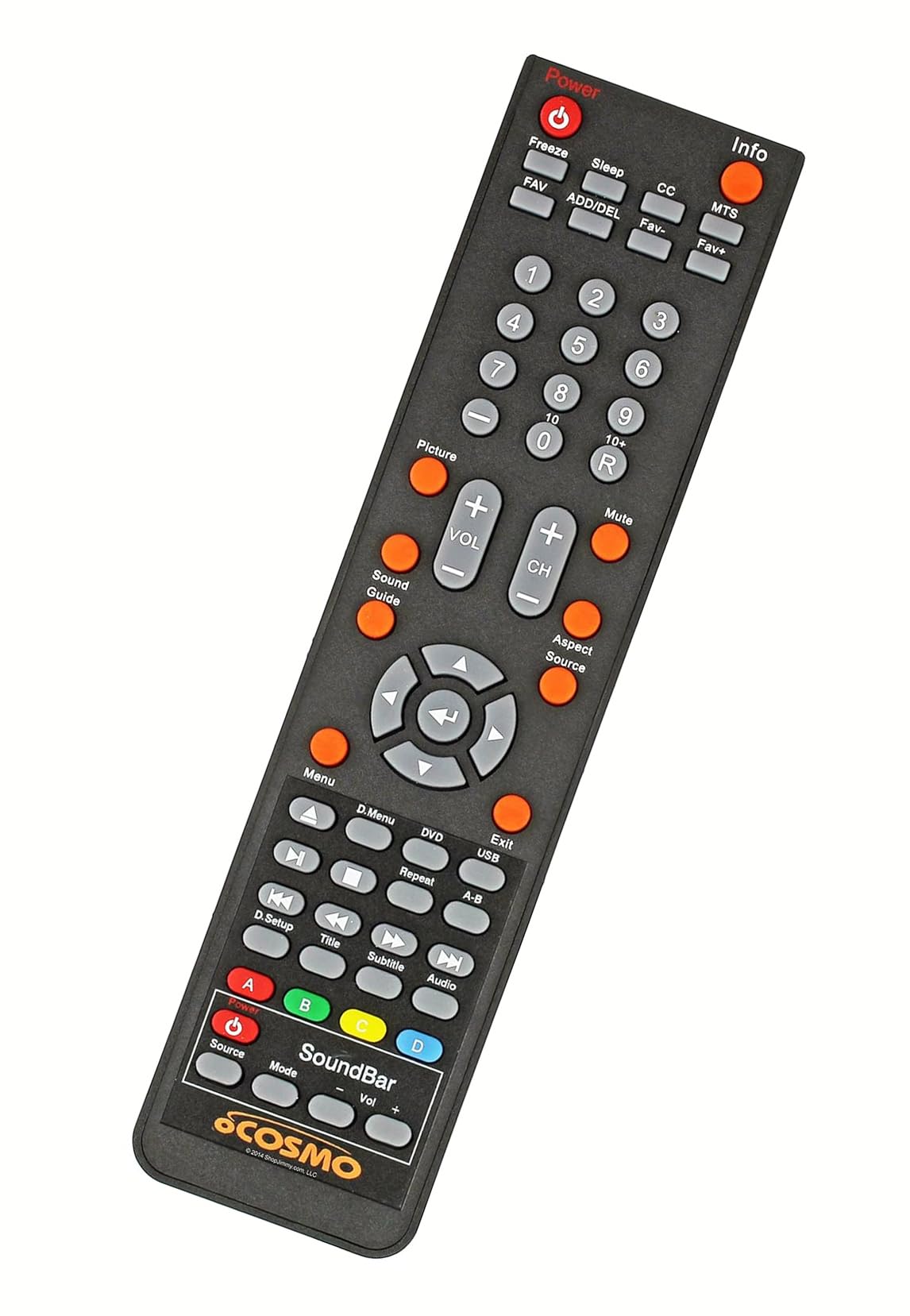 oCosmo TV Remote -Original New