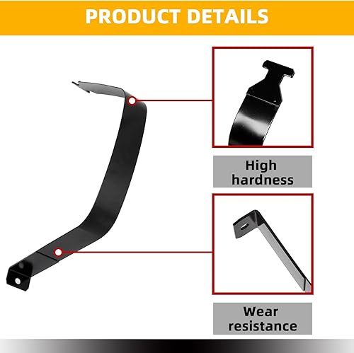 Miniatura 5 de ST191 Juego de correas de tanque de combustible para camioneta Dodge Ram 94-02